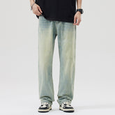 Plus Size Men's Summer New Thin Type Jeans